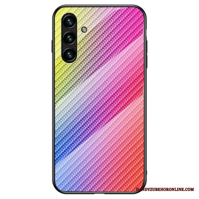 Case Samsung Galaxy A13 5G / A04s Karkaistua Hiilikuitulasia