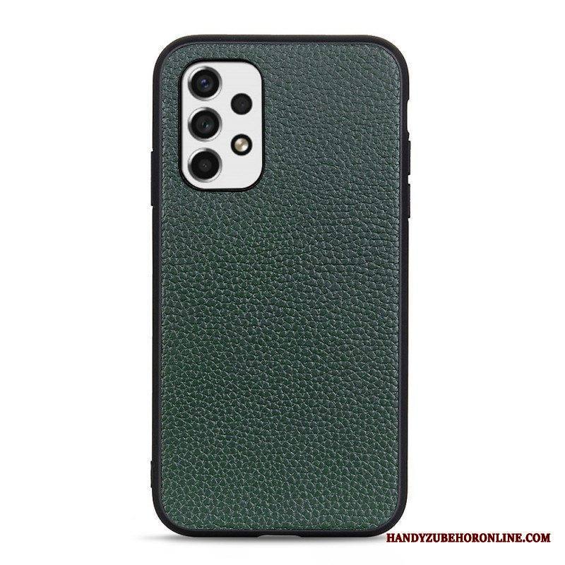 Case Samsung Galaxy A53 5G Aitoa Litsi-nahkaa