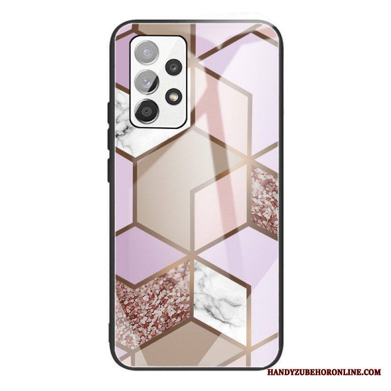 Case Samsung Galaxy A53 5G Geometria Marmori Karkaistu Lasi