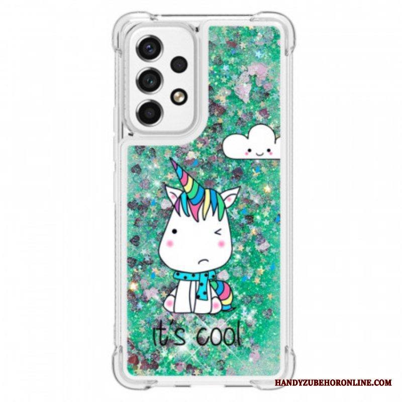 Case Samsung Galaxy A53 5G Glitter Unicorn