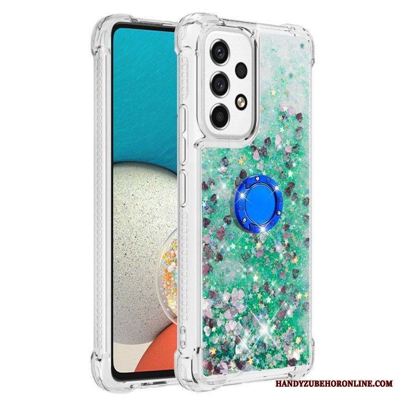 Case Samsung Galaxy A53 5G Paljetteja Rengastuella