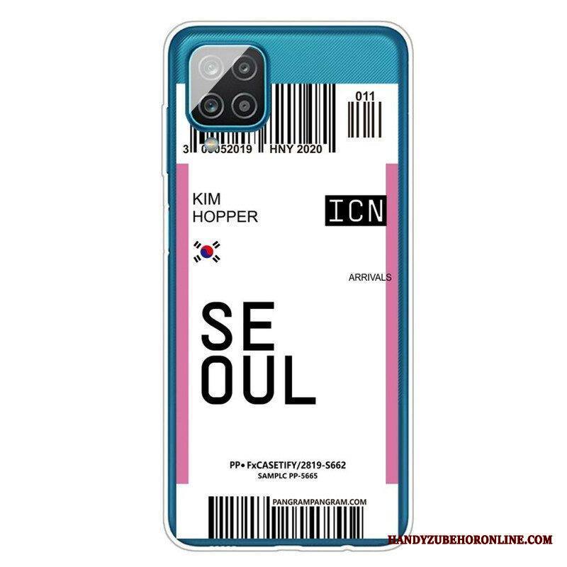 Case Samsung Galaxy M12 / A12 Soul Boarding Pass