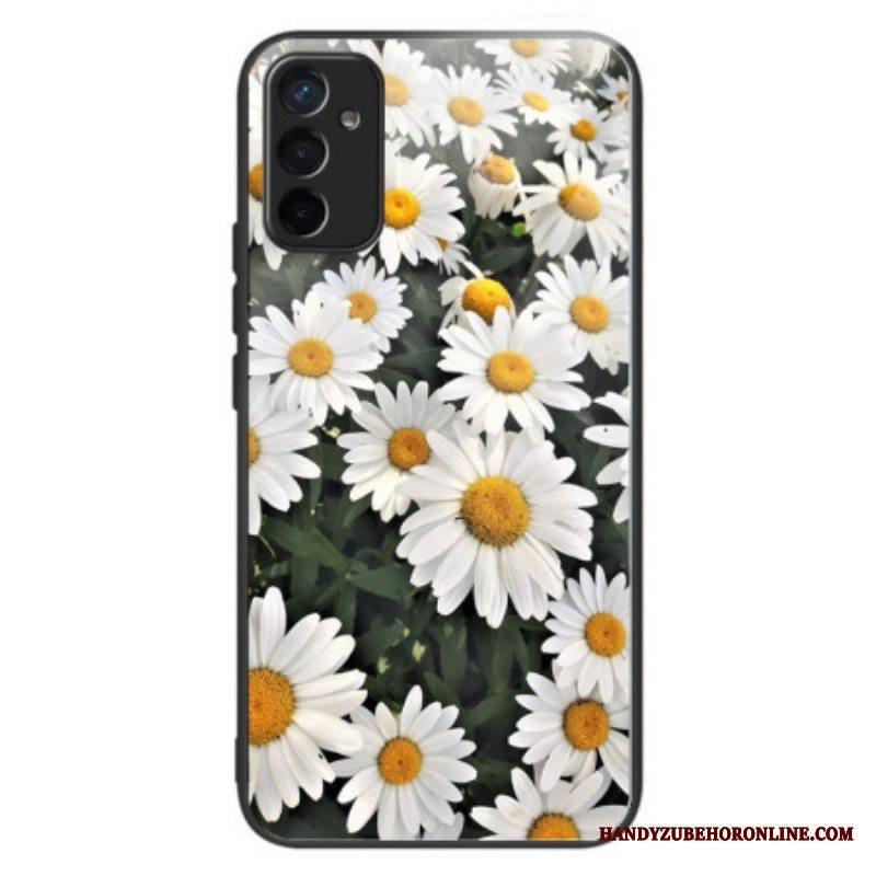 Case Samsung Galaxy M13 Karkaistu Lasi Daisies