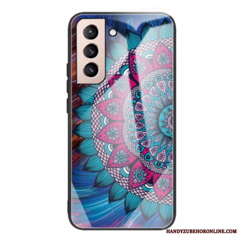 Case Samsung Galaxy S22 5G Mandala Karkaistu Lasi