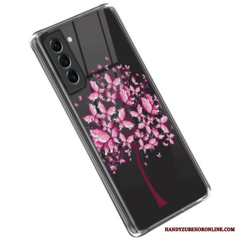 Case Samsung Galaxy S23 5G Saumaton Vaaleanpunainen Puu