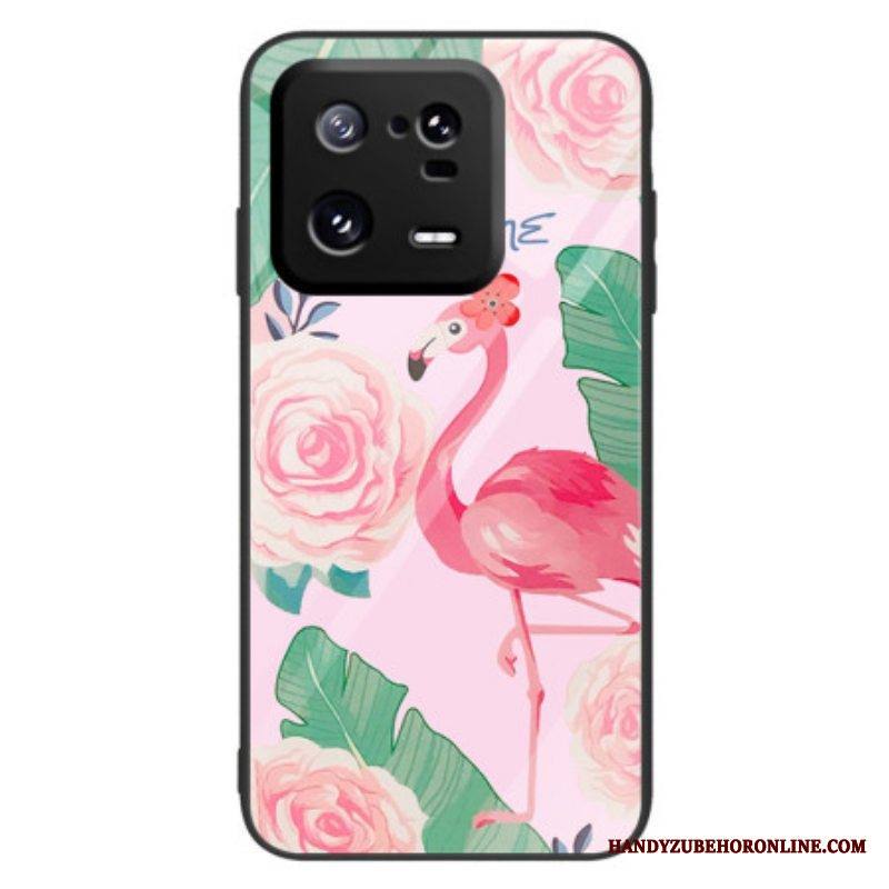 Case Xiaomi 13 Pro Flamingo Karkaistu Lasi