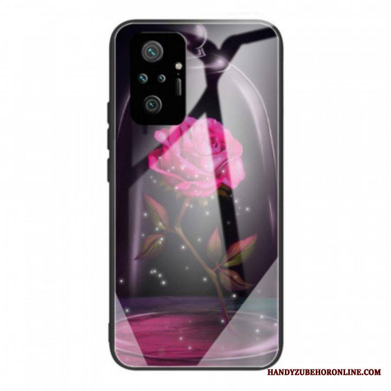 Case Xiaomi Redmi Note 10 Pro Magic Pink Tempered Glass