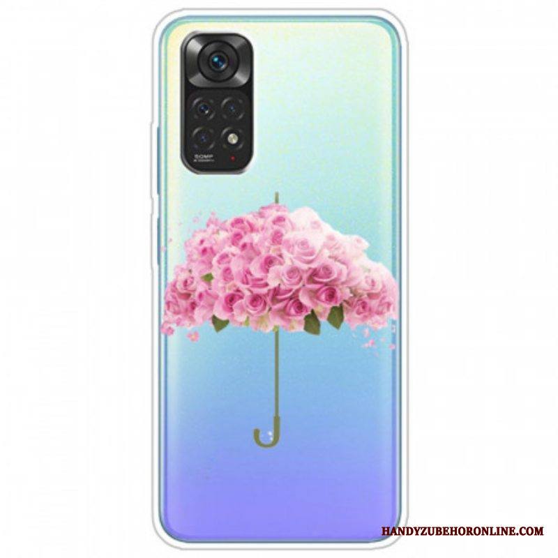 Case Xiaomi Redmi Note 11 / 11S Sateenvarjo Ruusuissa