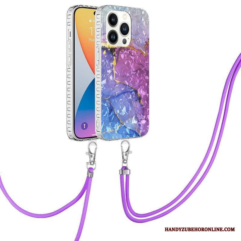 Case iPhone 14 Pro Kiristysnyörillä Kiristysnyöri Tyyli