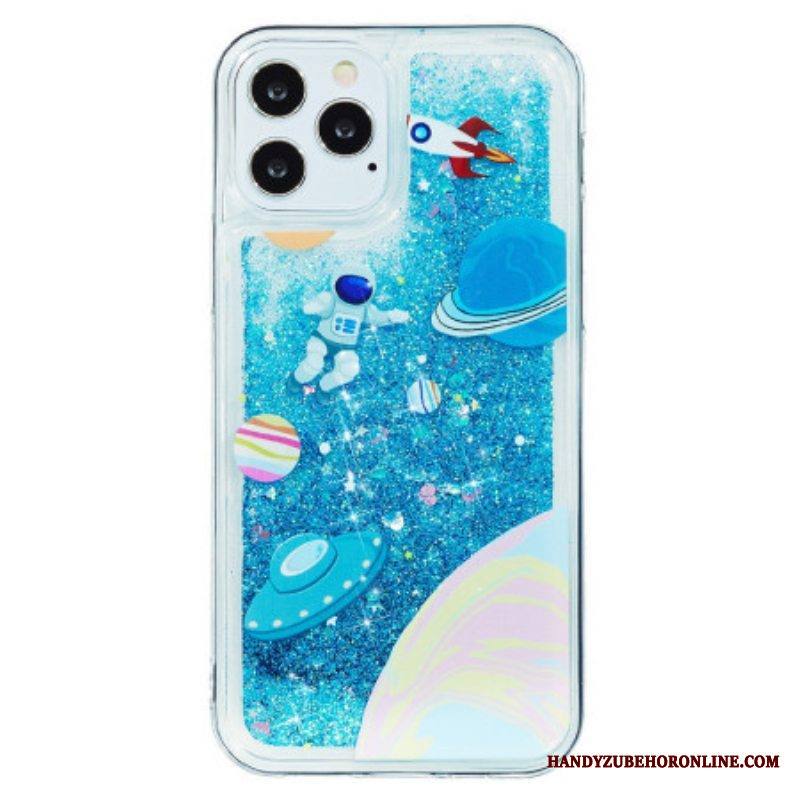 Case iPhone 15 Pro Space Glitter