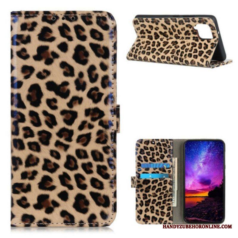 Flip Case Samsung Galaxy A42 5G Leopardi