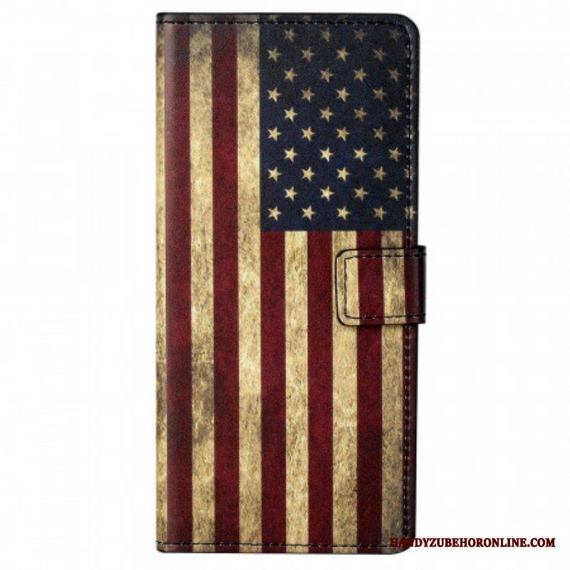 Flip Case Samsung Galaxy M23 5G Amerikan Lippu
