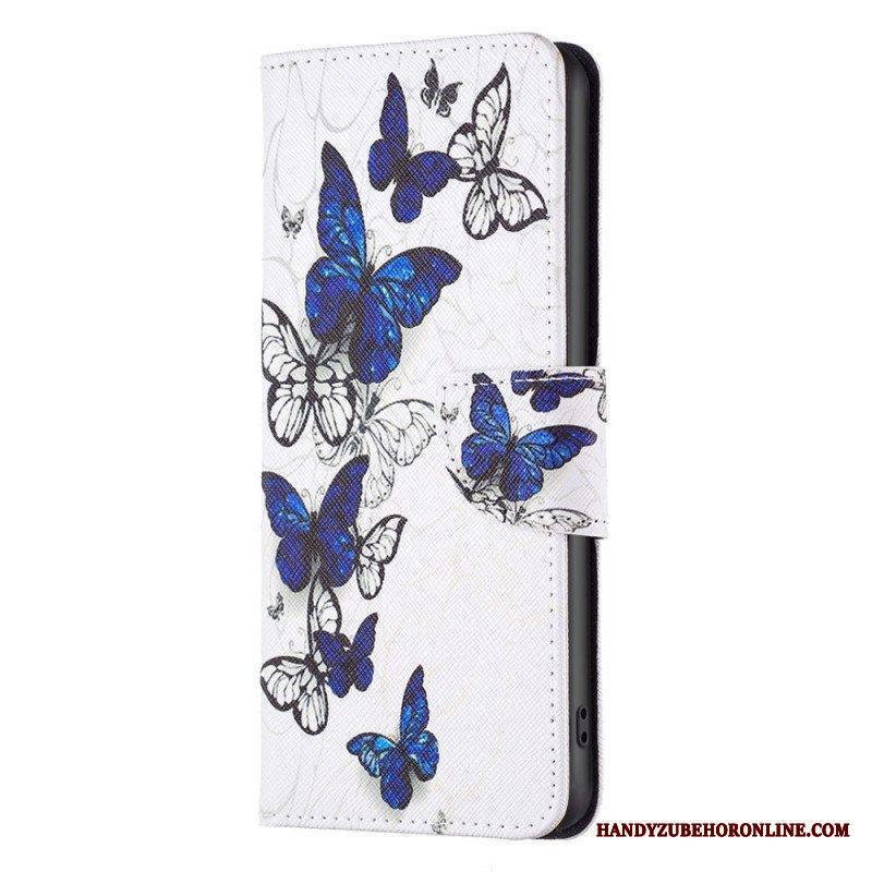 Flip Case Samsung Galaxy M23 5G Upeita Perhosia