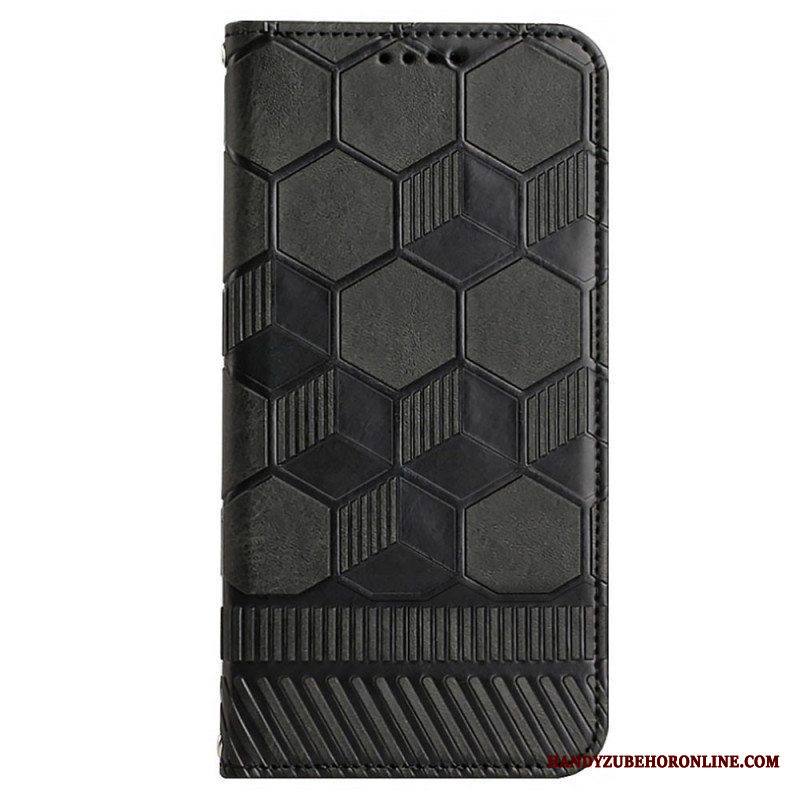 Flip Case Samsung Galaxy S23 5G Jalkapallon Kuvio