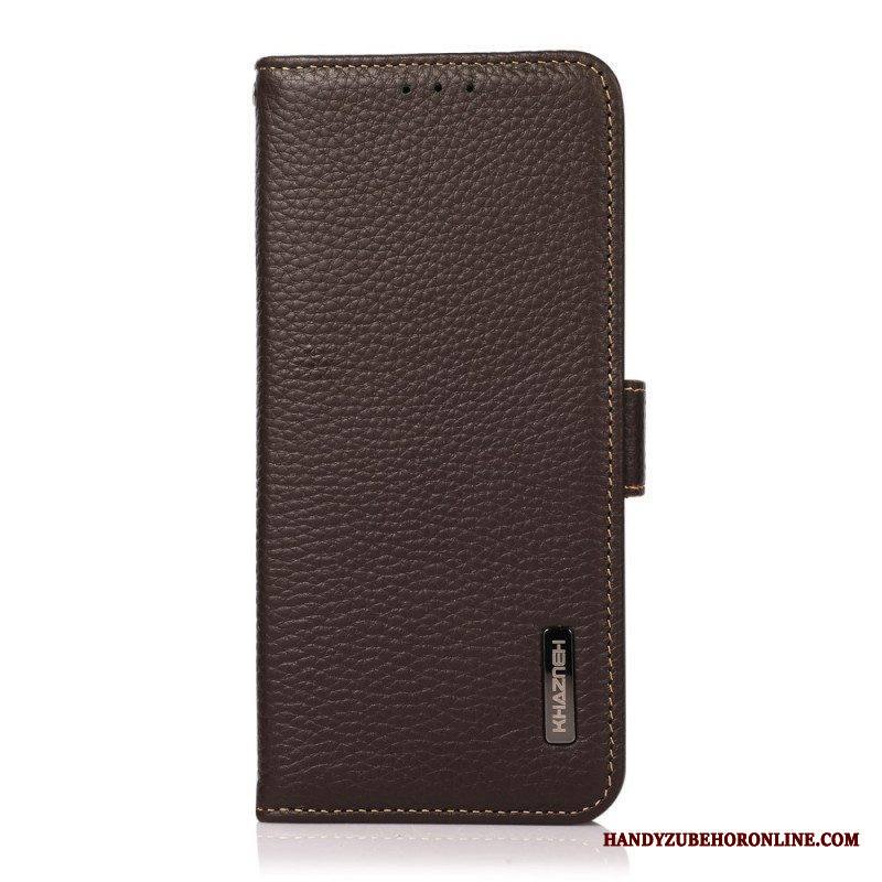 Flip Case Sony Xperia 1 IV Litsi Nahka Khazneh Rfid