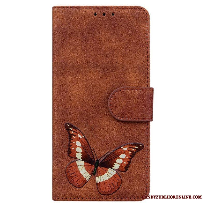 Flip Case Xiaomi Redmi Note 10 Pro Skin Touch Butterfly