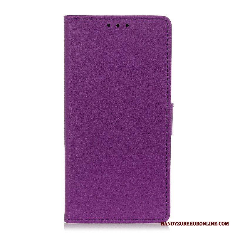 Flip Case Xiaomi Redmi Note 11 Pro Plus 5G Klassinen Nahkaefekti