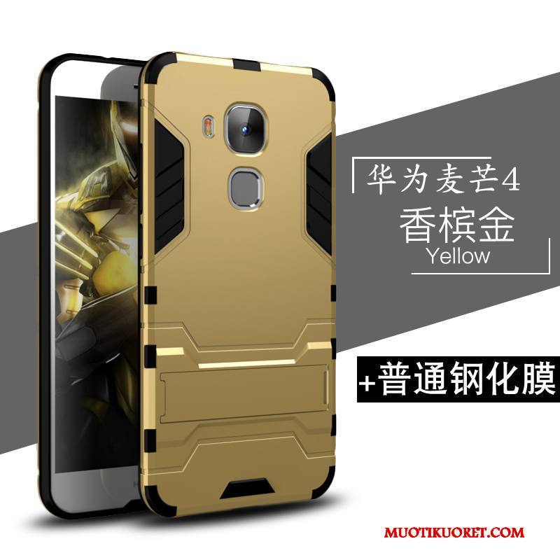 Huawei G7 Plus Kuori Kulta Murtumaton All Inclusive Kova Suojaus 说 Silikoni