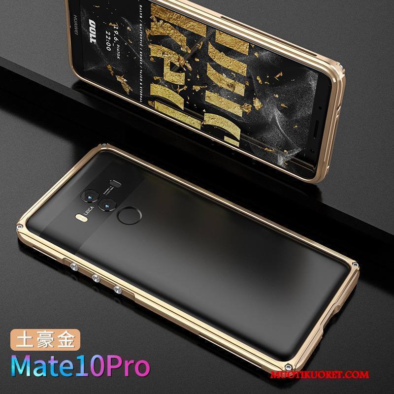 Huawei Mate 10 Pro Kuori Kulta Persoonallisuus Tide-brändi Metalli Puhelimen Kuoret Luova Kehys