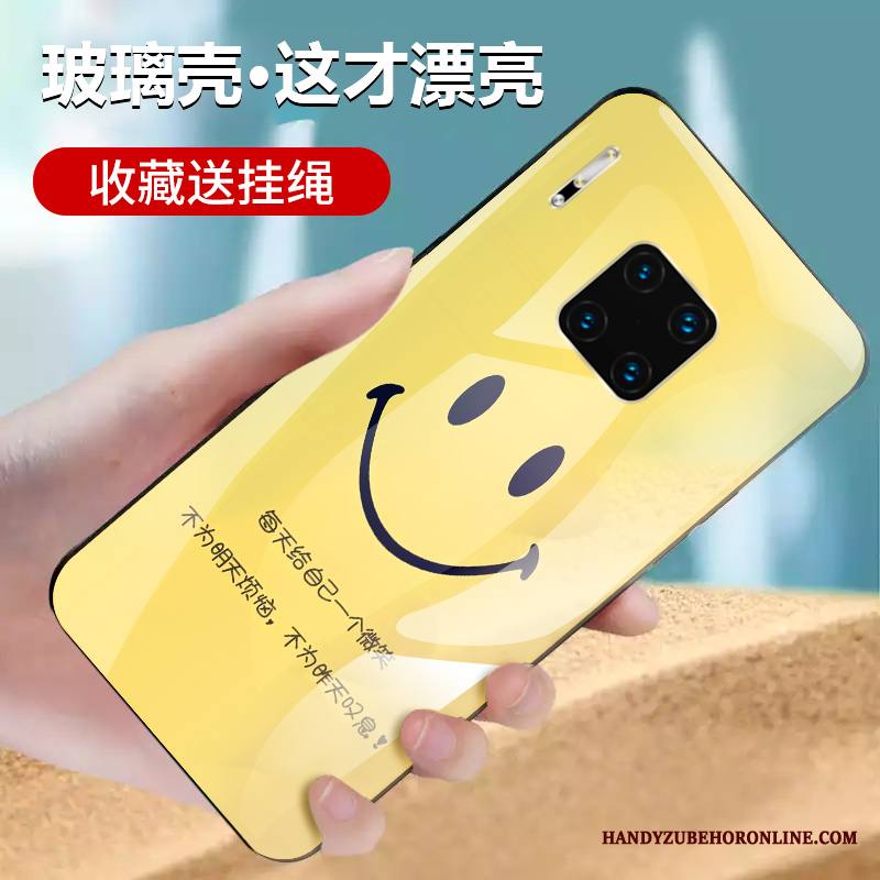 Huawei Mate 30 Rs Keltainen Suojaus Puhelimen Kuoret Murtumaton Kuori Kotelo Lasi