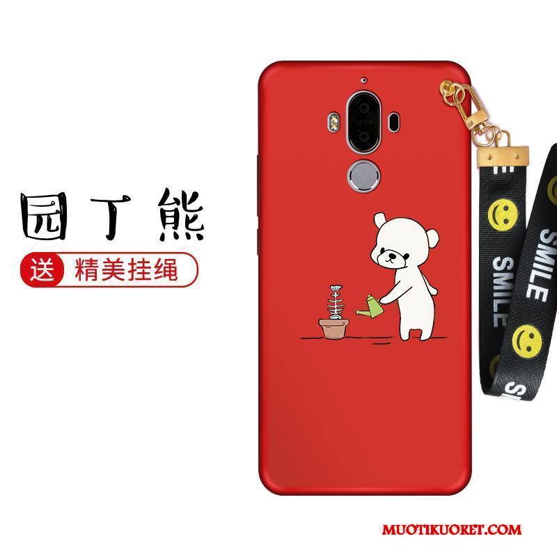 Huawei Mate 9 Kuori Ripustettavat Koristeet Persoonallisuus Silikoni Sarjakuva Puhelimen Puhelimen Kuoret Punainen