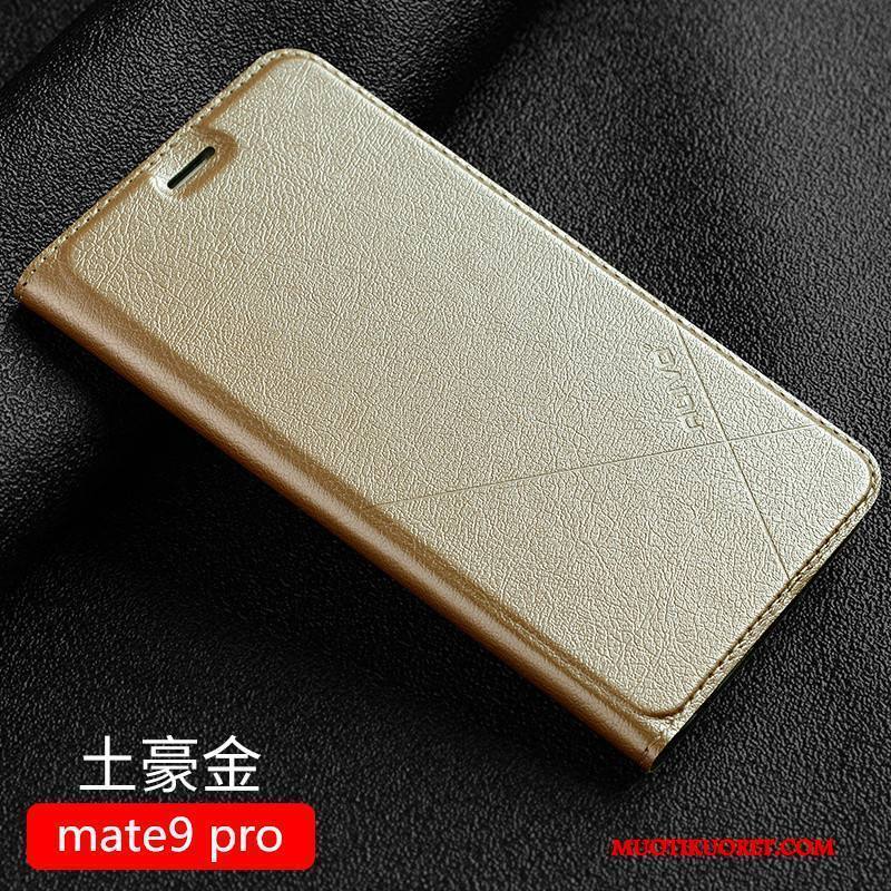 Huawei Mate 9 Pro Kuori Kulta Murtumaton Nahkakotelo Simpukka Suojaus Puhelimen Kuoret All Inclusive