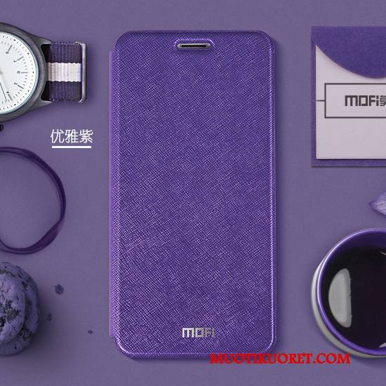Huawei P10 Plus Kuori Murtumaton Kotelo All Inclusive Puhelimen Kuoret Nahkakotelo Violetti Silikoni
