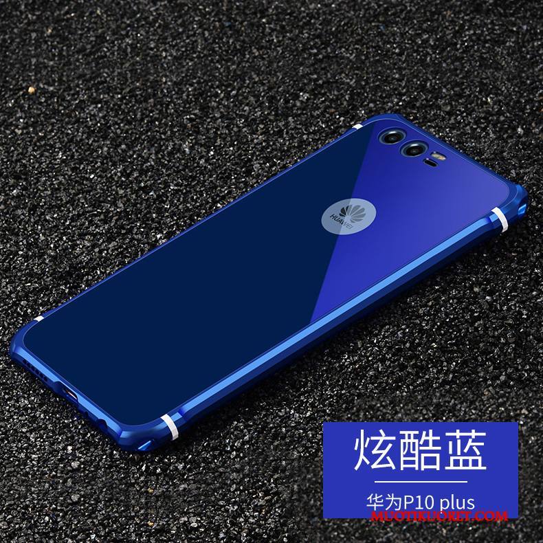 Huawei P10 Plus Suojaus Tide-brändi Metalli Luova Sininen Kuori All Inclusive