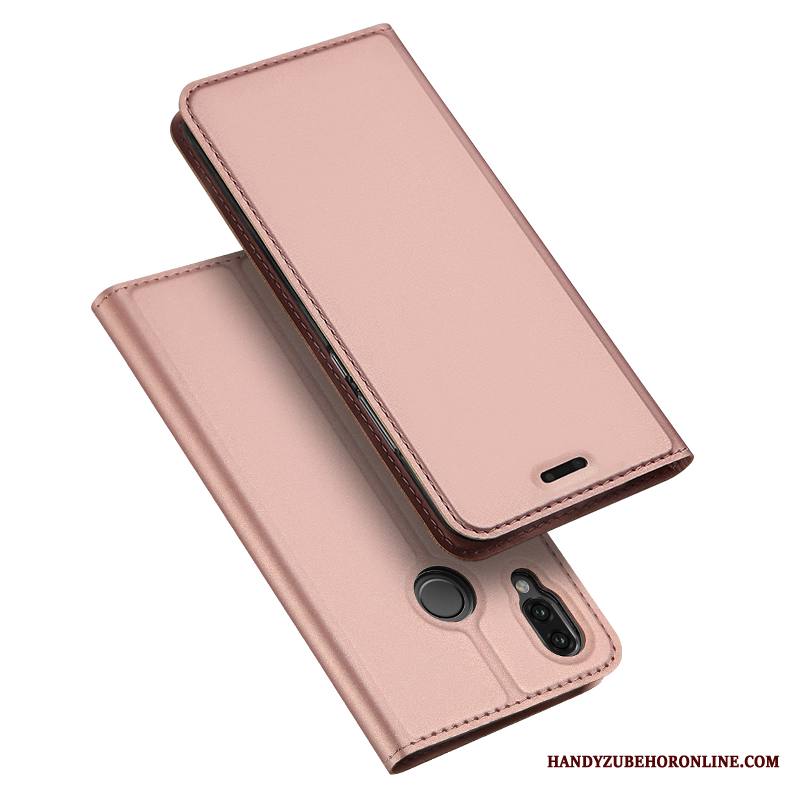 Huawei P20 Lite Pinkki Kortti Kuori Murtumaton Puhelimen Kulta Nahkakotelo