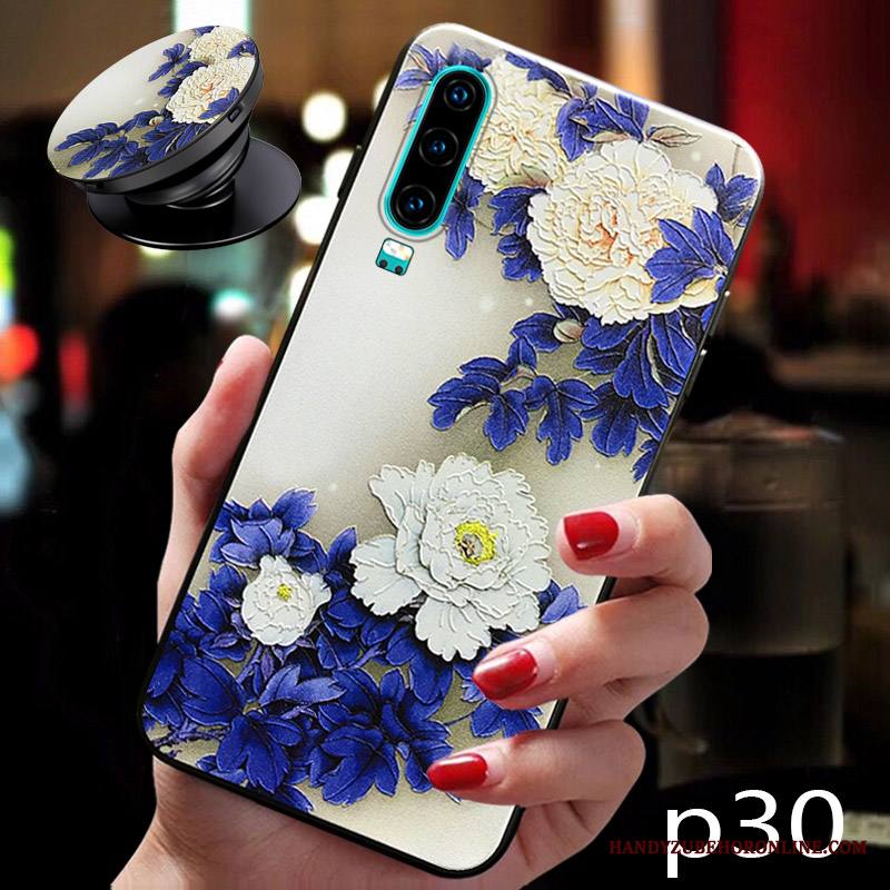 Huawei P30 Kuori Uusi Persoonallisuus Trendi Pehmeä Neste Murtumaton Silikoni Kotelo