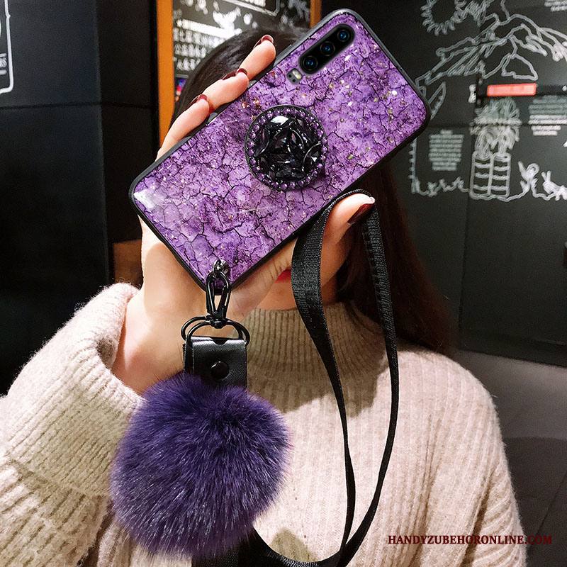 Huawei P30 Tide-brändi Murtumaton Violetti Vaalean Puhelimen Kuoret Kuori Silikoni