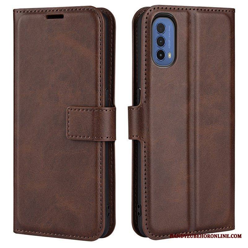 Kotelot Moto E40 / E30 / E20 Ohut Extreme Leather -efekti