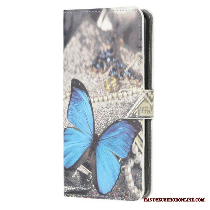 Kotelot Samsung Galaxy A42 5G Butterfly Prestige Blue