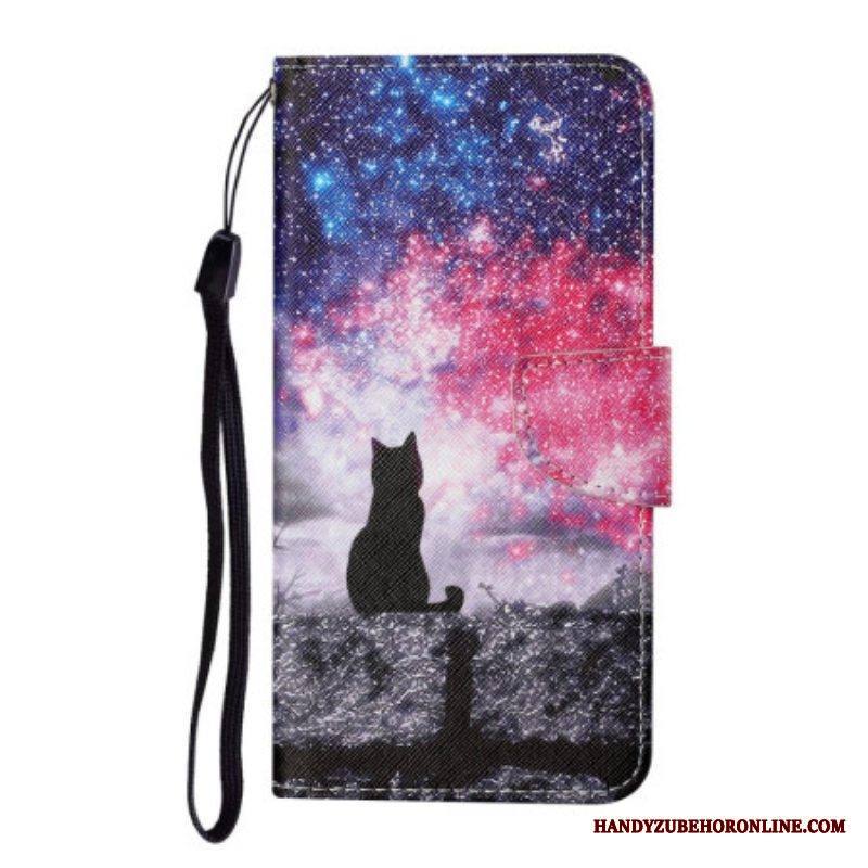 Kotelot Samsung Galaxy A54 5G Suojaketju Kuori Starry Thong Cat