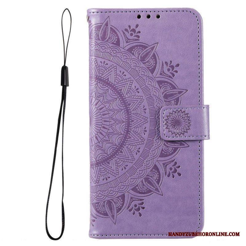 Kotelot Samsung Galaxy M33 5G Suojaketju Kuori Strappy Sun Mandala