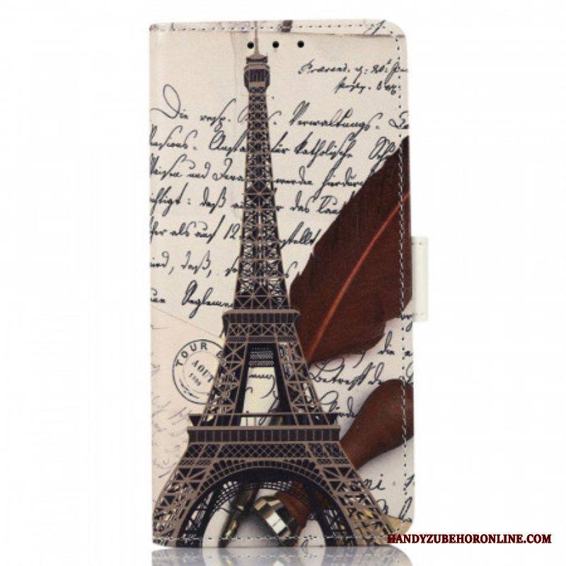 Kotelot Samsung Galaxy M53 5G Runollinen Eiffel-torni