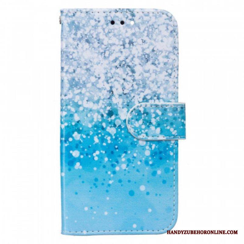 Kotelot Samsung Galaxy S22 Plus 5G Sininen Glitter Gradientti