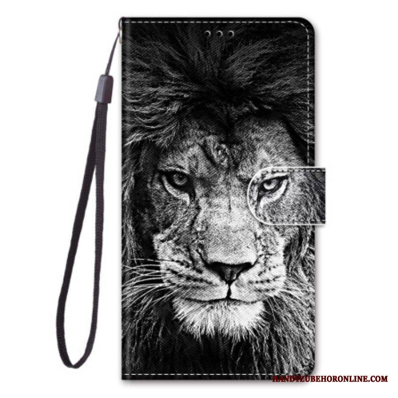 Kotelot Sony Xperia 5 IV Suojaketju Kuori Lanyard Lion