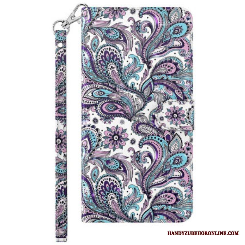 Kotelot Sony Xperia 5 IV Suojaketju Kuori Strappy Paisley -kuvio