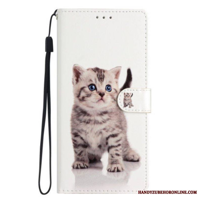 Kotelot Xiaomi 12 Lite Suojaketju Kuori Strappy Kitten