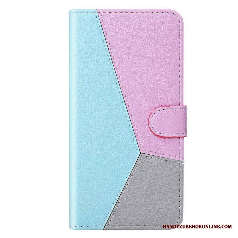 Kotelot Xiaomi Redmi Note 10 / 10S Tricolor Leather Effect