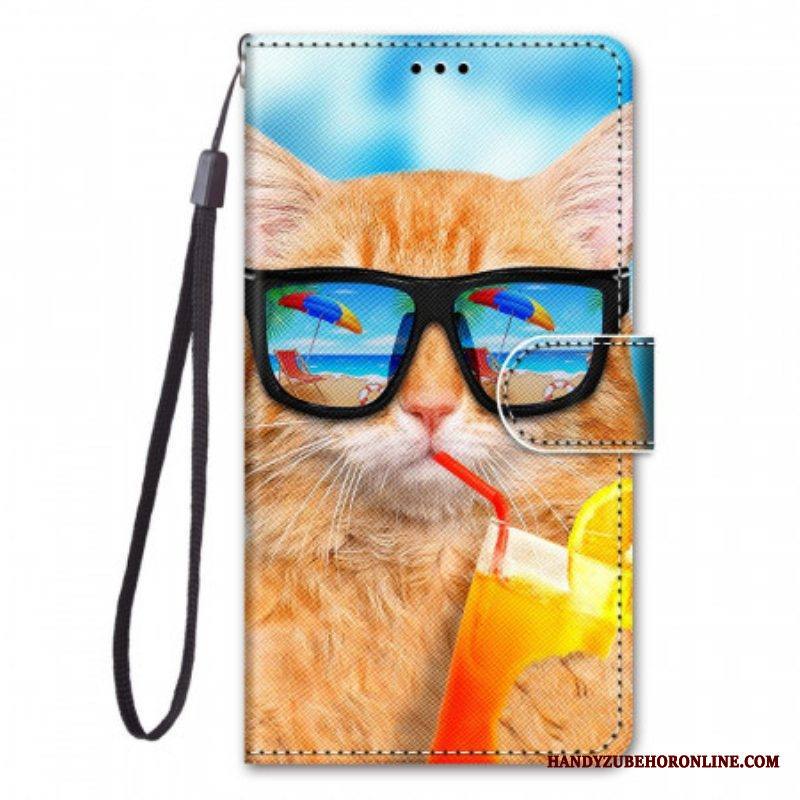 Kotelot Xiaomi Redmi Note 11 Pro Plus 5G Suojaketju Kuori Strappy Star Cat