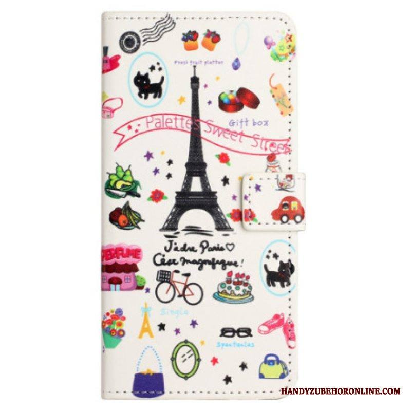 Kotelot Xiaomi Redmi Note 12 4G Rakastan Pariisia
