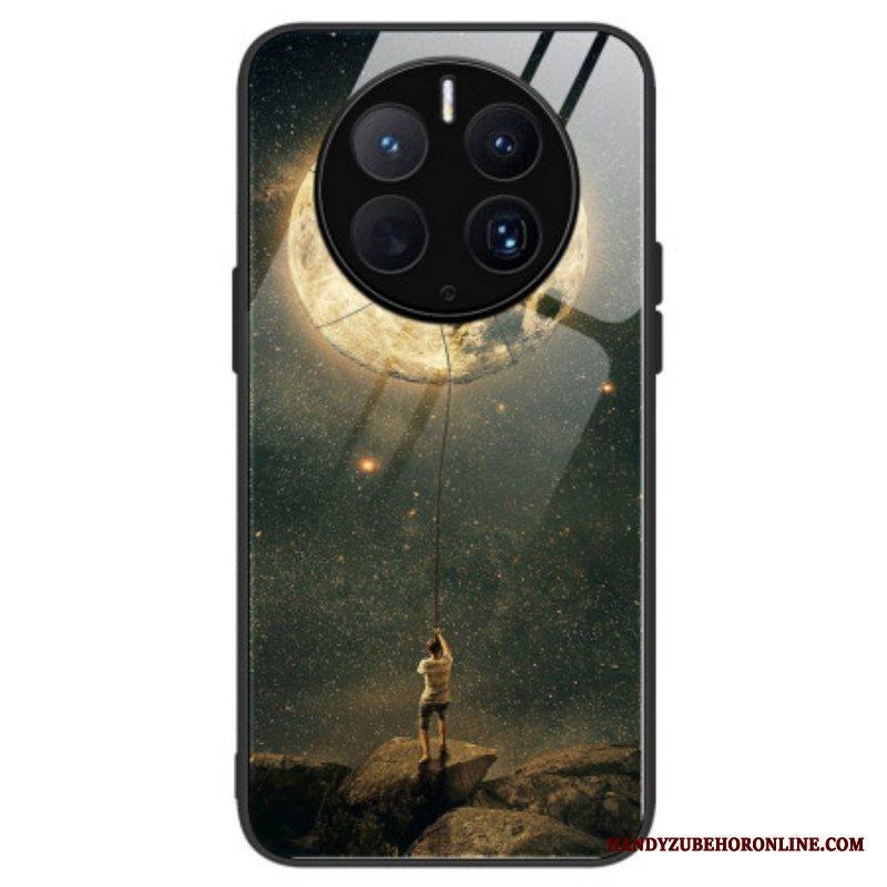 Kuori Huawei Mate 50 Pro Moon Man Karkaistu Lasi