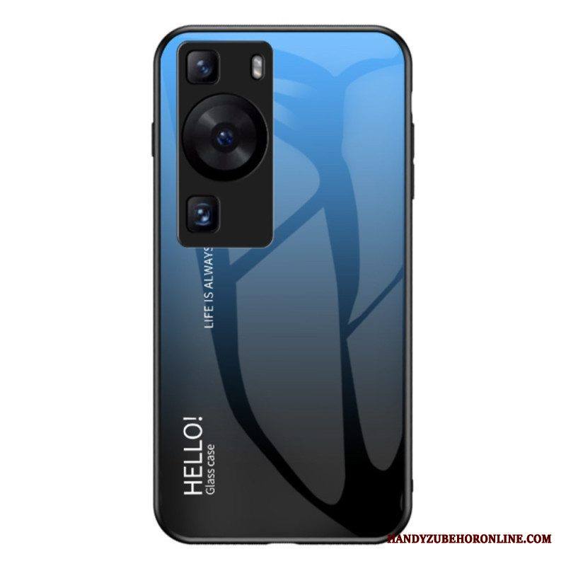 Kuori Huawei P60 Pro Hello Tempered Glass