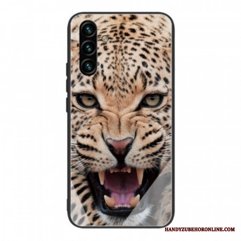 Kuori Samsung Galaxy A13 5G / A04s Leopard Karkaistu Lasi