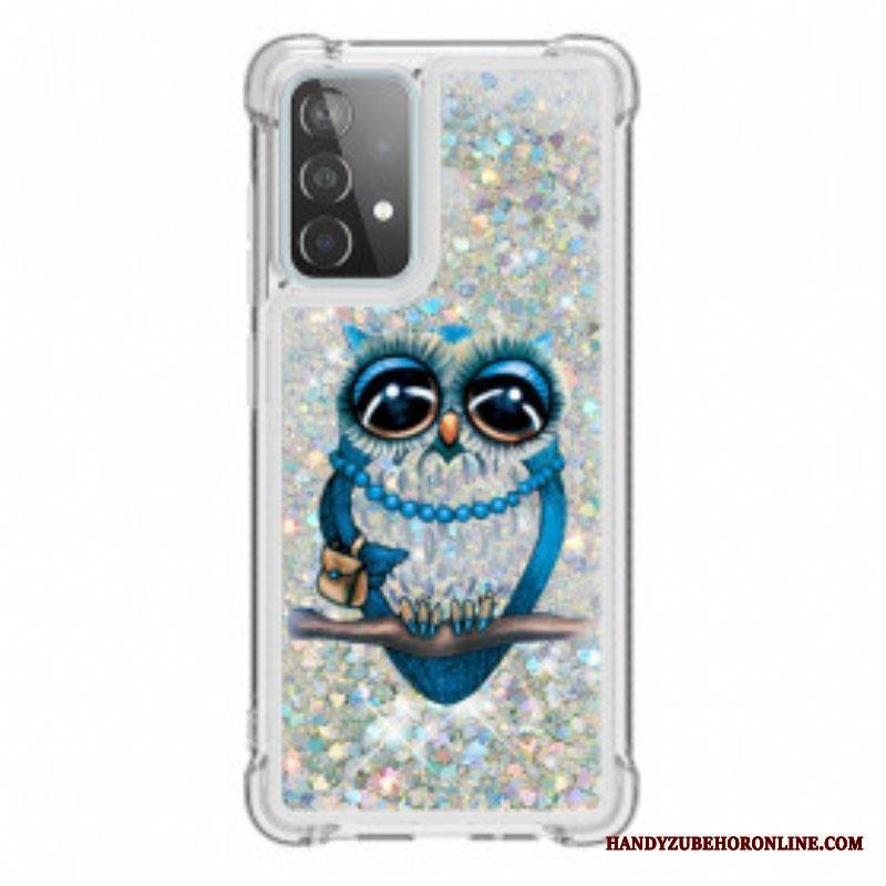 Kuori Samsung Galaxy A52 4G / A52 5G / A52s 5G Neiti Owl Sequins