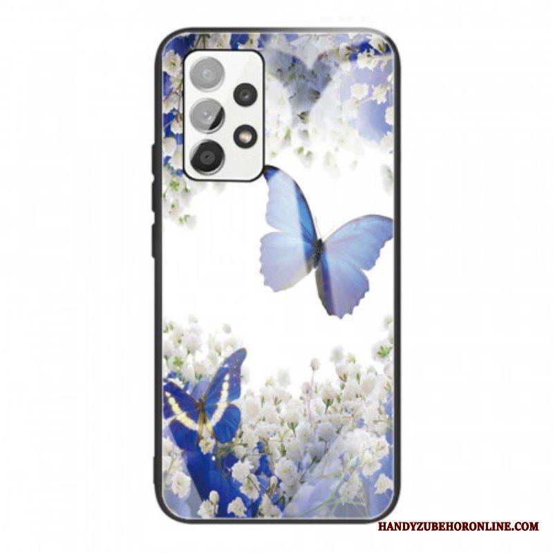 Kuori Samsung Galaxy A53 5G Butterflies Design Karkaistu Lasi