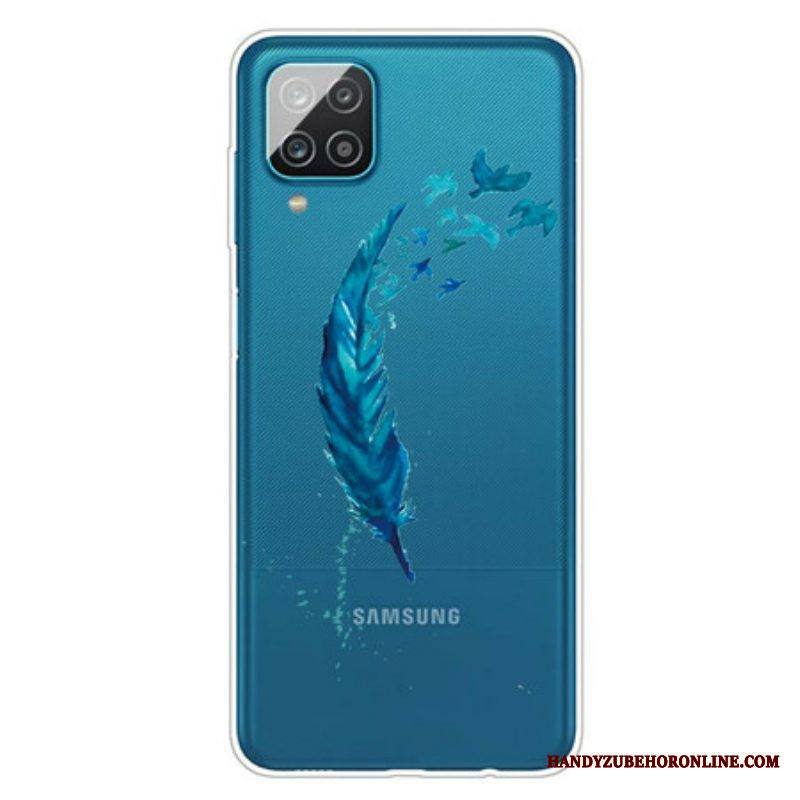 Kuori Samsung Galaxy M12 / A12 Kaunis Höyhen