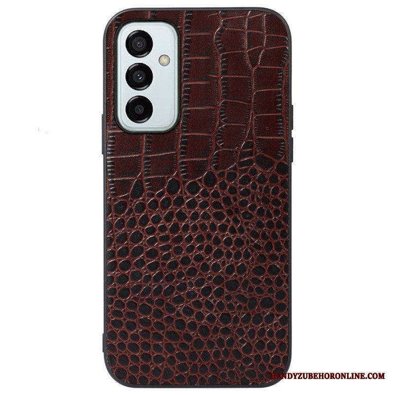 Kuori Samsung Galaxy M23 5G Aito Crocodile Texture -nahka